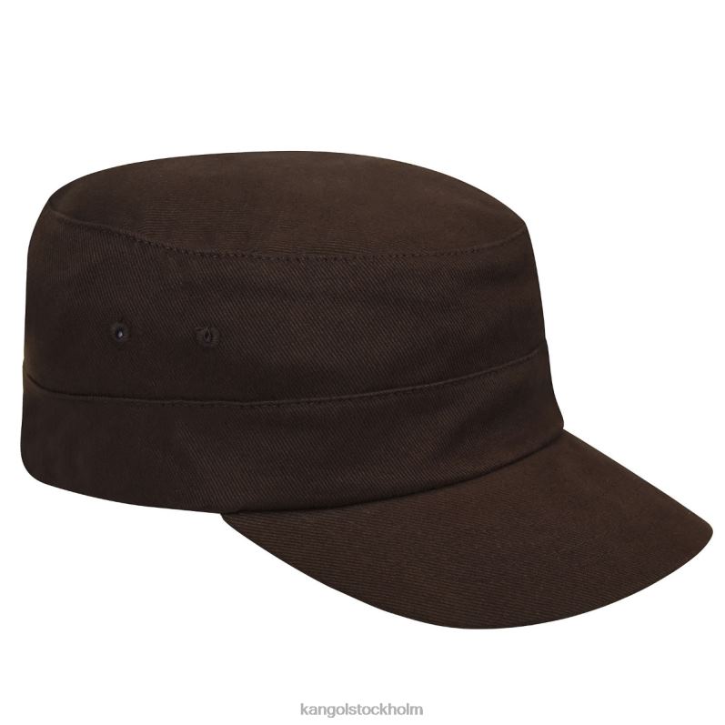 Kangol unisex- armékeps i bomullstwill B0ZLB260 Tillbehör brun
