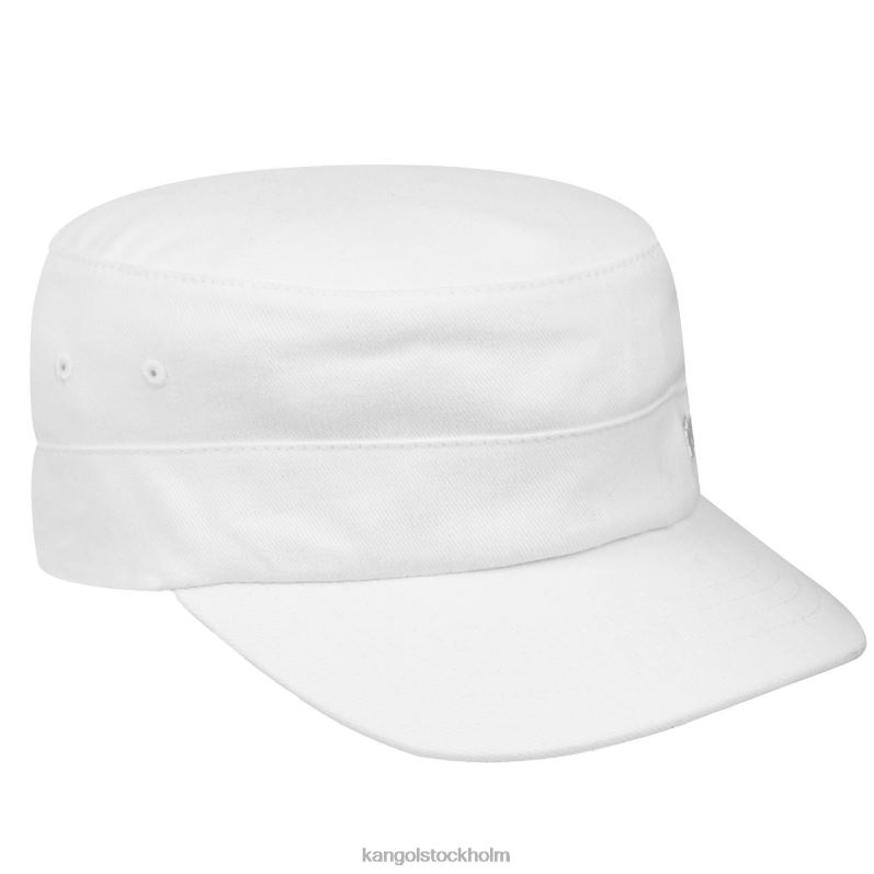 Kangol unisex- armékeps i bomullstwill B0ZLB266 Tillbehör vit