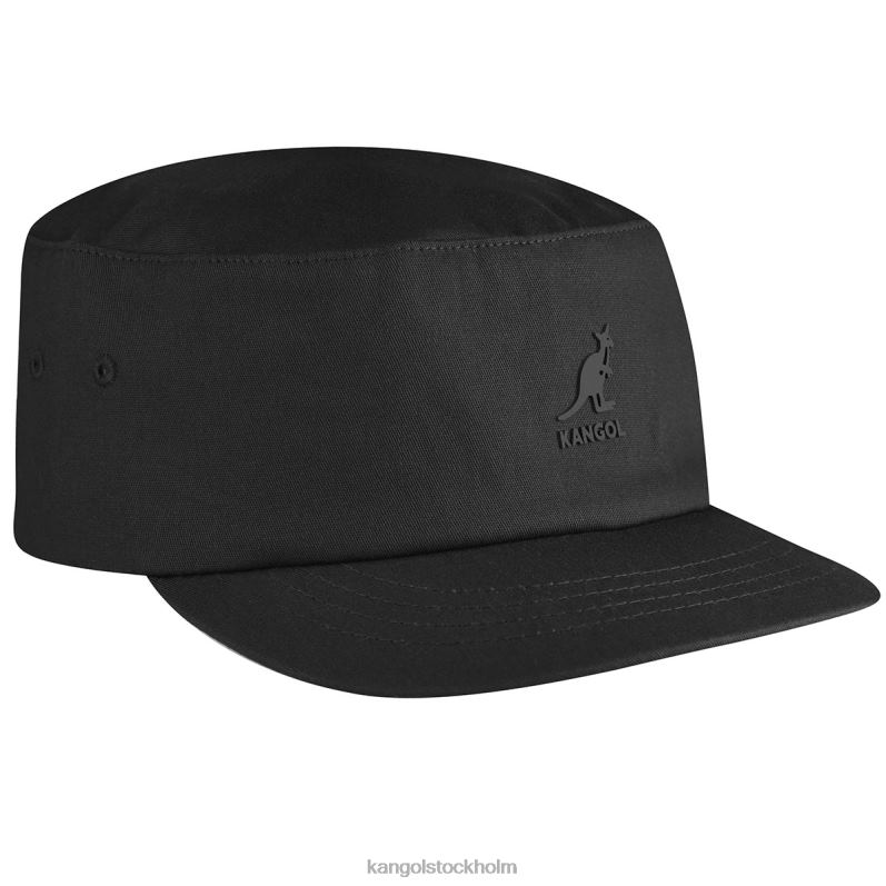 Kangol unisex- armémössa i stretchig passform B0ZLB253 Tillbehör svart