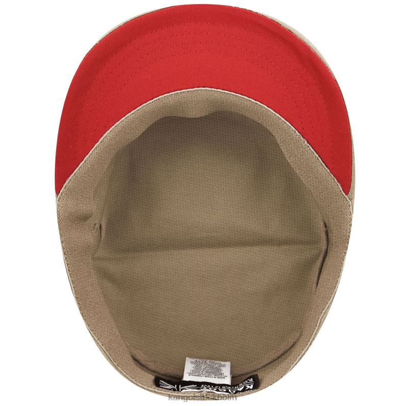 Kangol unisex- armémössa i stretchig passform B0ZLB255 Tillbehör taupe
