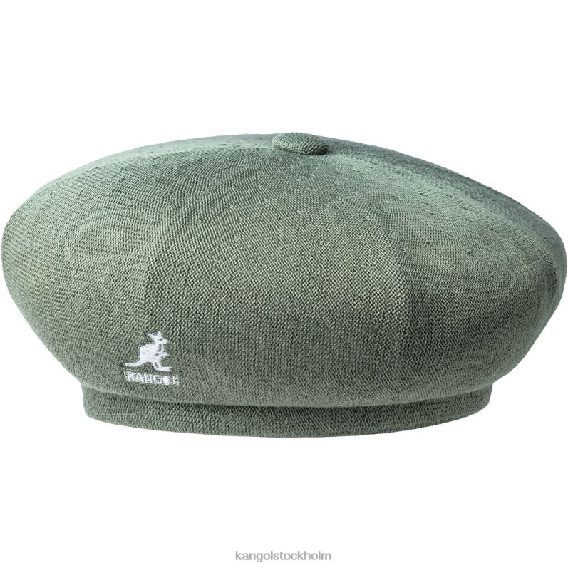 Kangol unisex- bambu jax basker B0ZLB415 Tillbehör oljegrön