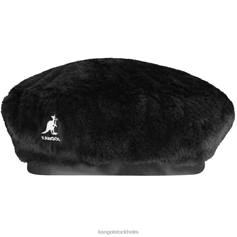 Kangol unisex- basker i fuskpäls B0ZLB403 Tillbehör solid svart