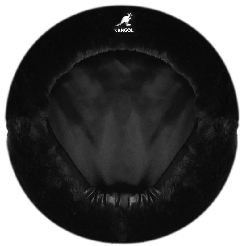 Kangol unisex- basker i fuskpäls B0ZLB403 Tillbehör solid svart