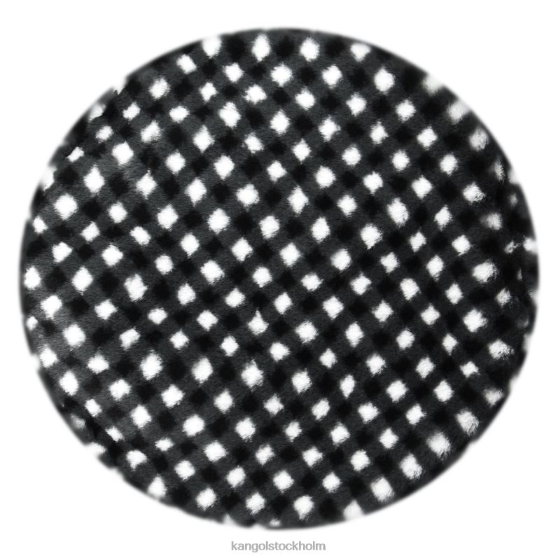 Kangol unisex- basker i fuskpäls B0ZLB407 Tillbehör svart gingham