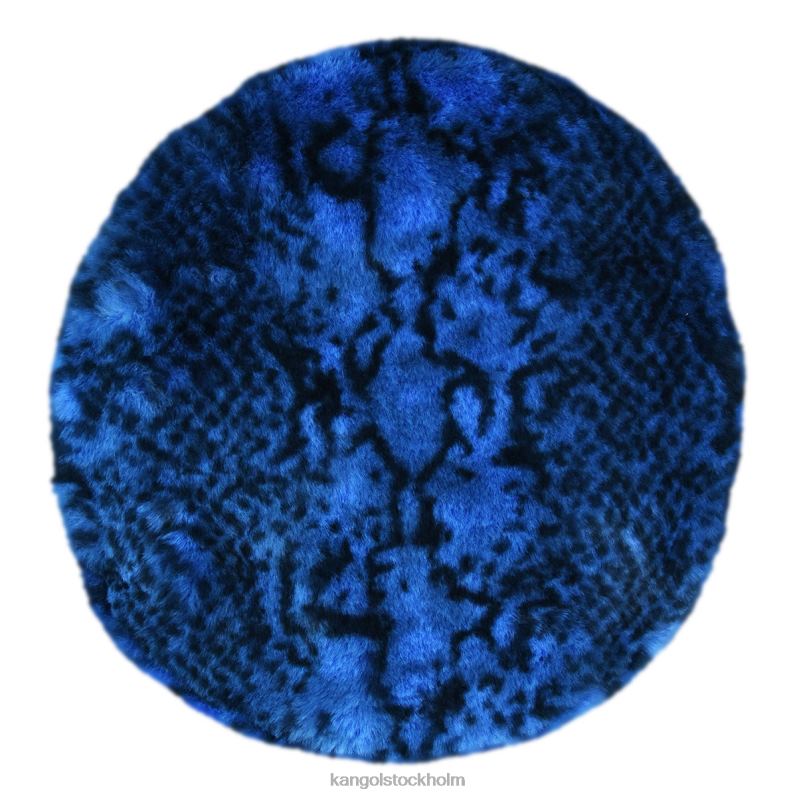 Kangol unisex- basker i fuskpäls B0ZLB408 Tillbehör blå orm