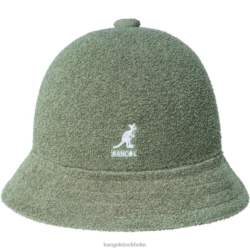 Kangol unisex- bermuda casual B0ZLB606 Tillbehör oljegrön