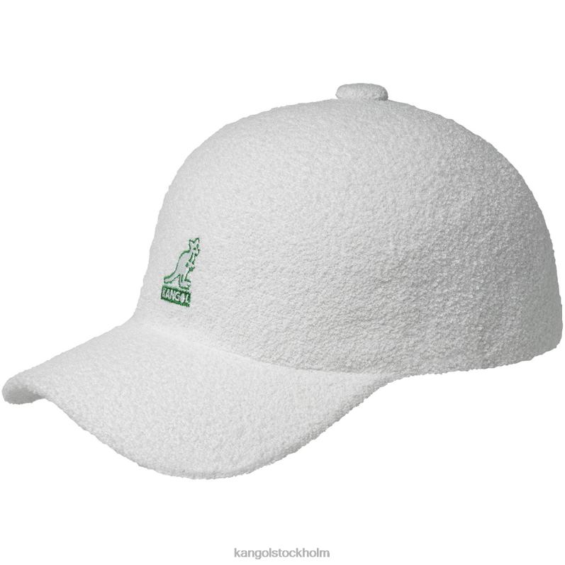 Kangol unisex- bermuda elastisk spacecap B0ZLB272 Tillbehör vit