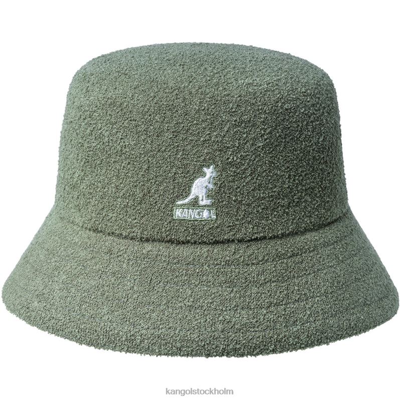 Kangol unisex- bermuda hink B0ZLB624 Tillbehör oljegrön