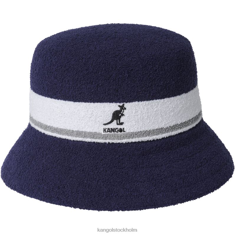 Kangol unisex- bermuda stripe hink B0ZLB644 Tillbehör Marin