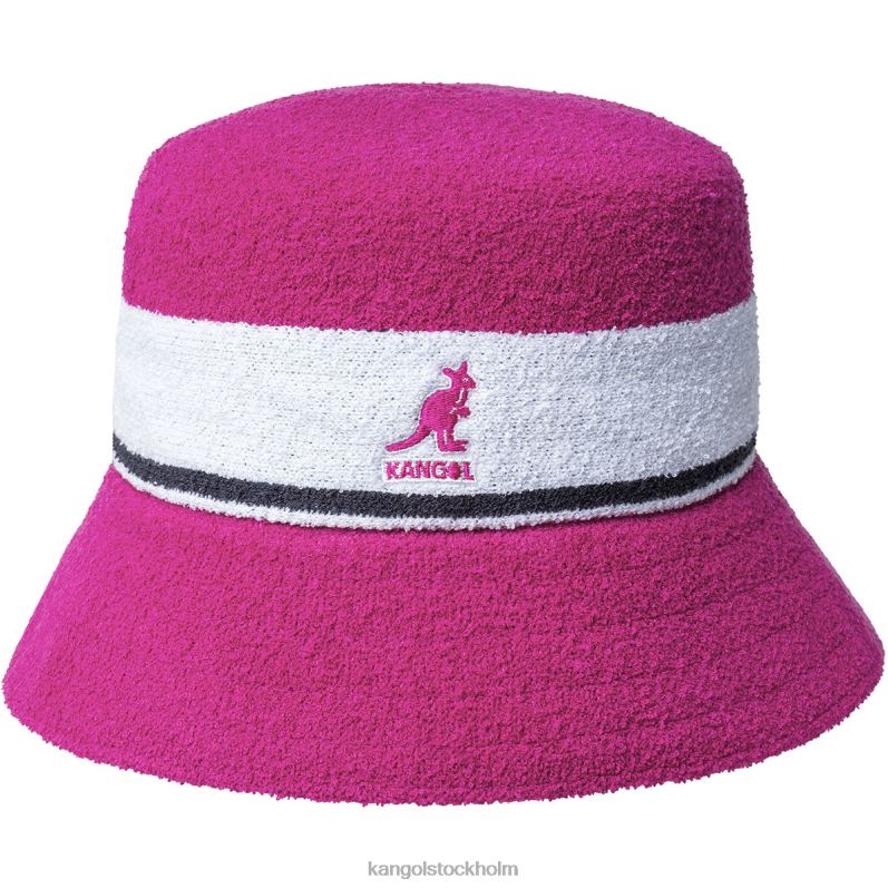 Kangol unisex- bermuda stripe hink B0ZLB646 Tillbehör elektrisk rosa