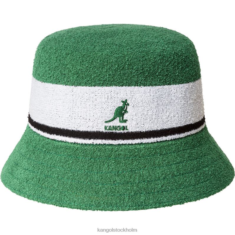 Kangol unisex- bermuda stripe hink B0ZLB648 Tillbehör gräsgrönt