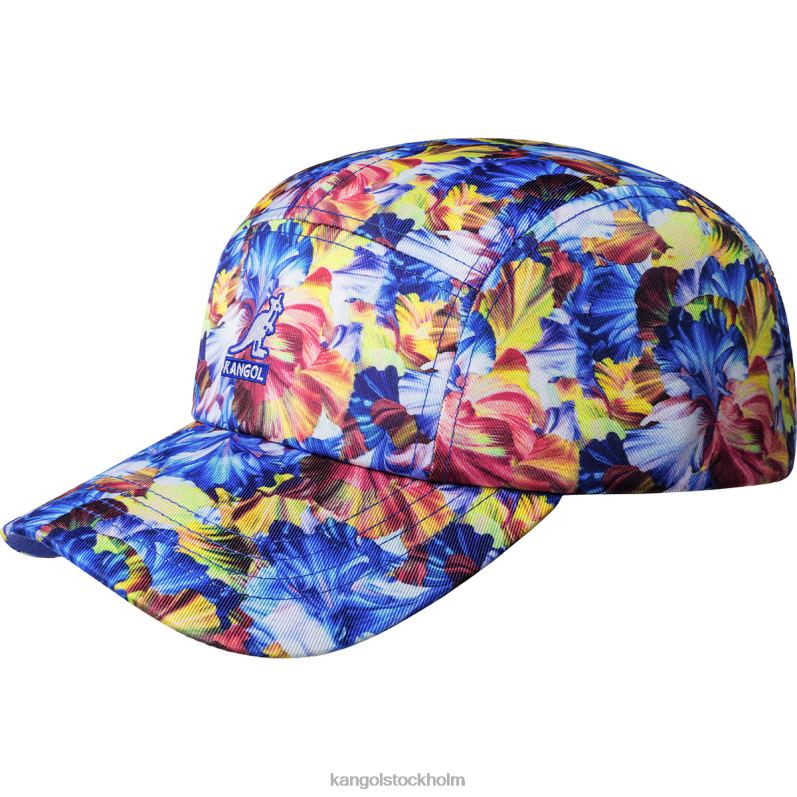 Kangol unisex- blommig 5 panel keps B0ZLB288 Tillbehör stjärnblått blommigt
