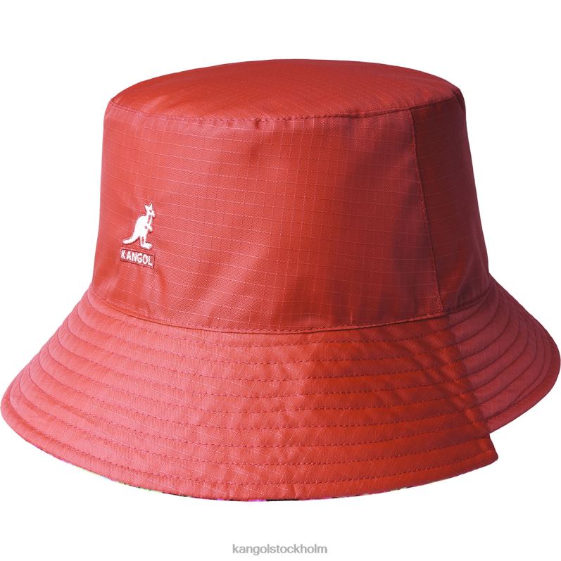 Kangol unisex- blommig vändbar hink B0ZLB457 Tillbehör papaya mjölk blommig
