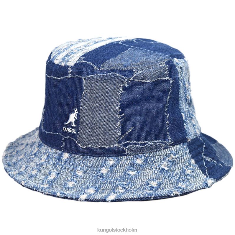 Kangol unisex- denim mash-up hink B0ZLB503 Tillbehör med blått