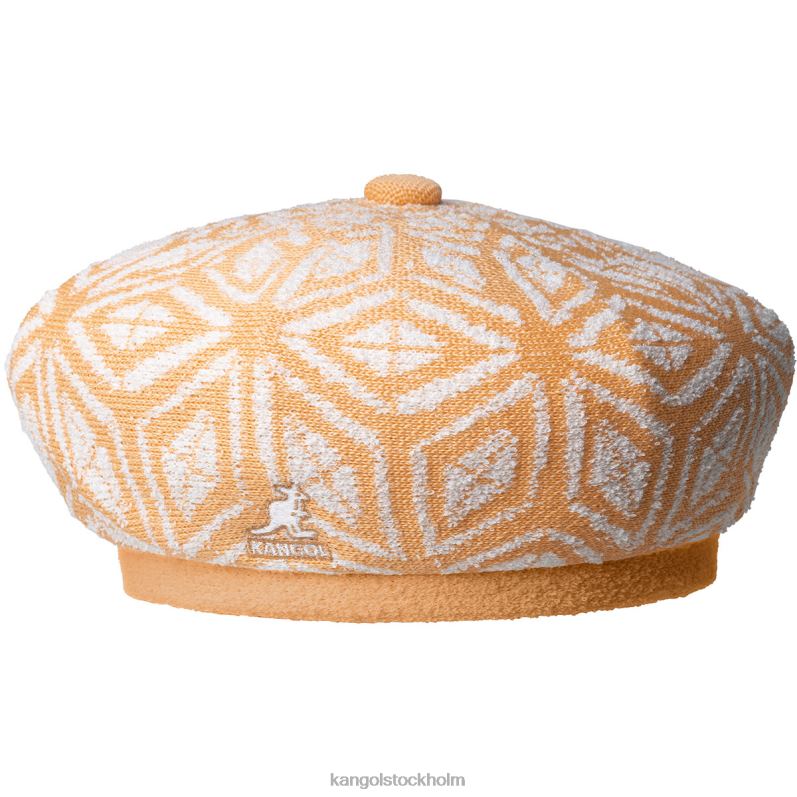 Kangol unisex- diamant jax basker B0ZLB396 Tillbehör papaya mjölk/vit