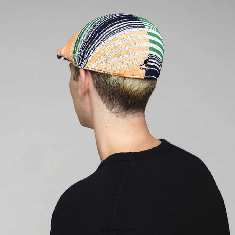 Kangol unisex- digitala ränder 507 B0ZLB167 Tillbehör vit rand