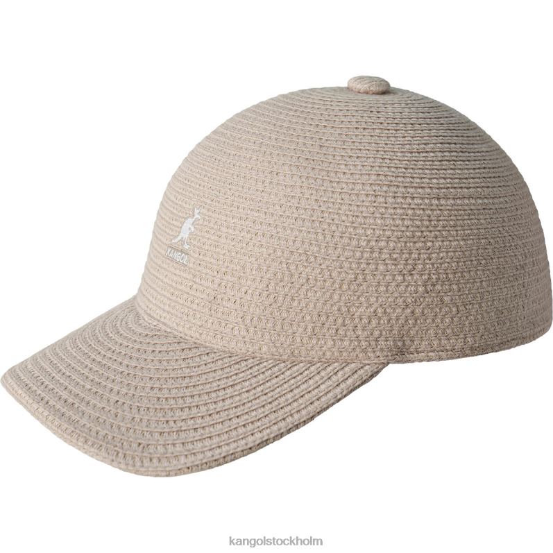 Kangol unisex- flätad spacecap B0ZLB297 Tillbehör naturligt linne