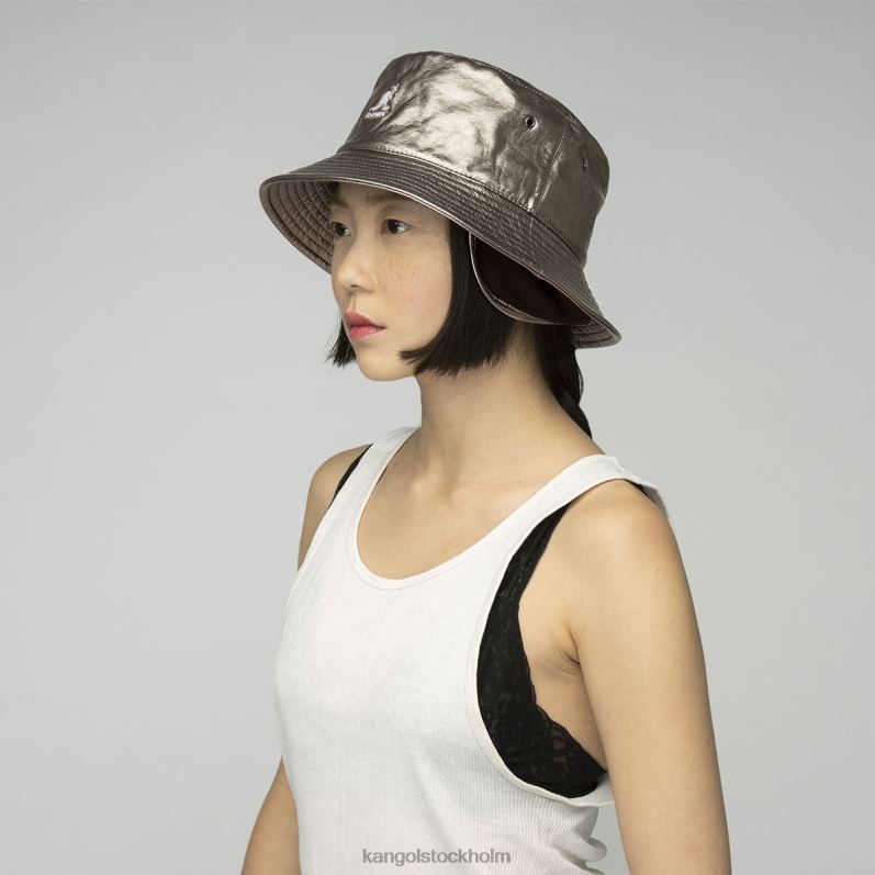 Kangol unisex- framtida hink med öronlappar B0ZLB688 Tillbehör bronskrynkla