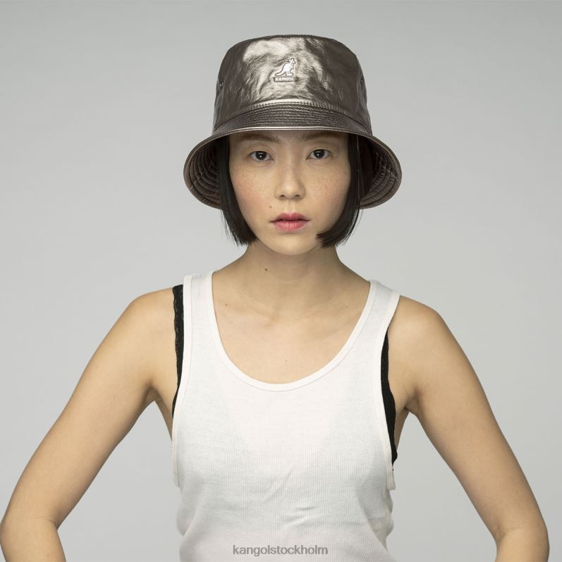 Kangol unisex- framtida hink med öronlappar B0ZLB688 Tillbehör bronskrynkla