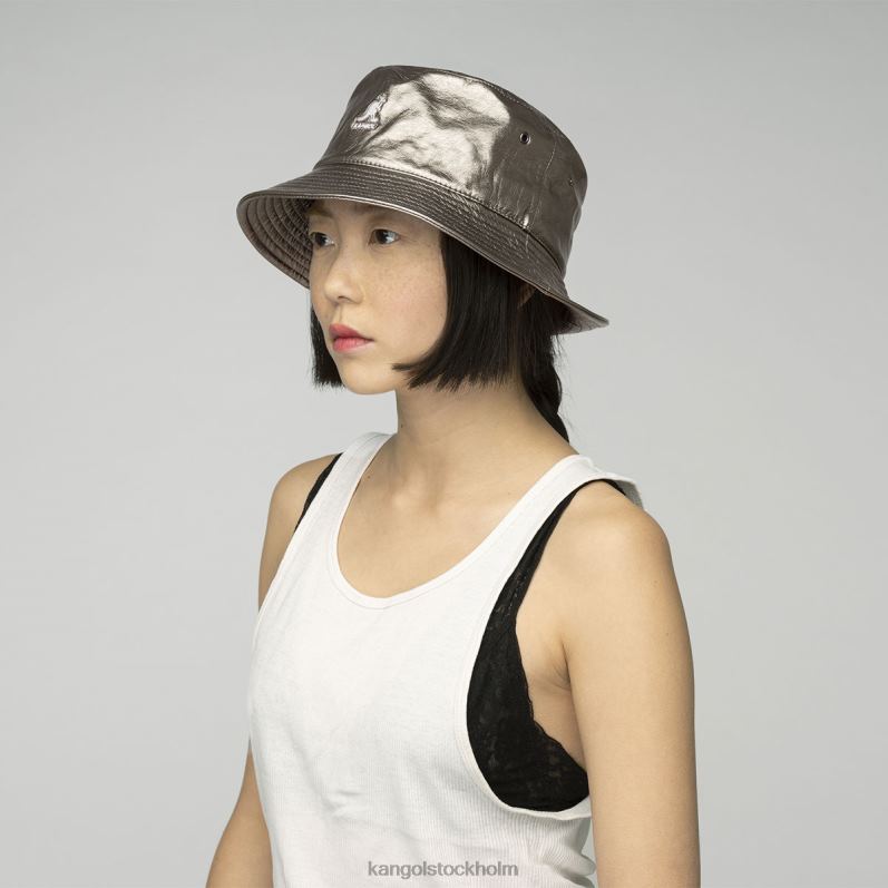 Kangol unisex- framtida hink med öronlappar B0ZLB688 Tillbehör bronskrynkla