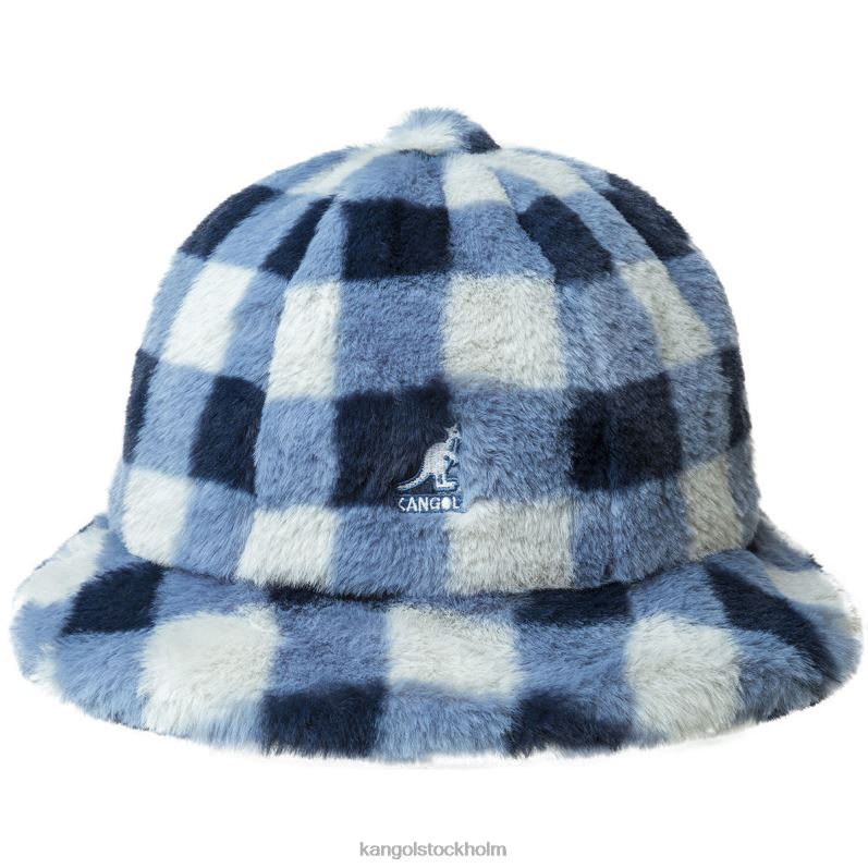 Kangol unisex- fuskpäls casual B0ZLB702 Tillbehör blå ruta
