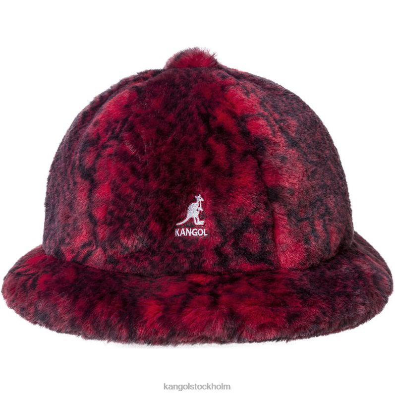 Kangol unisex- fuskpäls casual B0ZLB703 Tillbehör röd orm