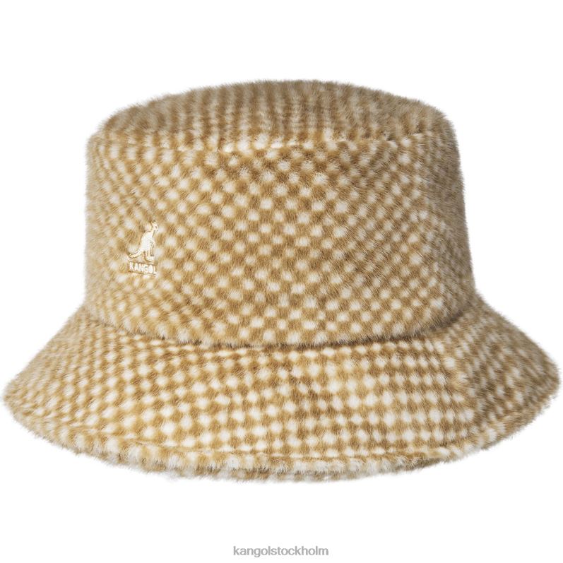 Kangol unisex- fuskpäls hink B0ZLB707 Tillbehör tan check
