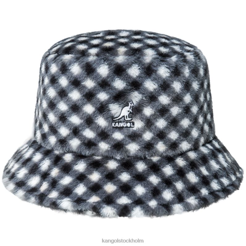 Kangol unisex- fuskpäls hink B0ZLB710 Tillbehör svart gingham