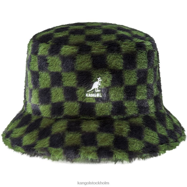 Kangol unisex- fuskpäls hink B0ZLB712 Tillbehör olivcheck