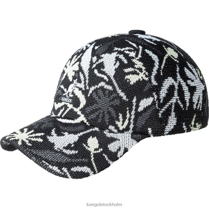 Kangol unisex- gata blommig spacecap B0ZLB280 Tillbehör svart blommig