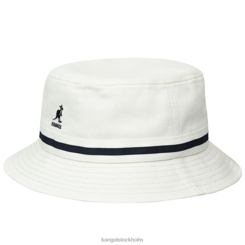 Kangol unisex- randig spärr B0ZLB531 Tillbehör vit