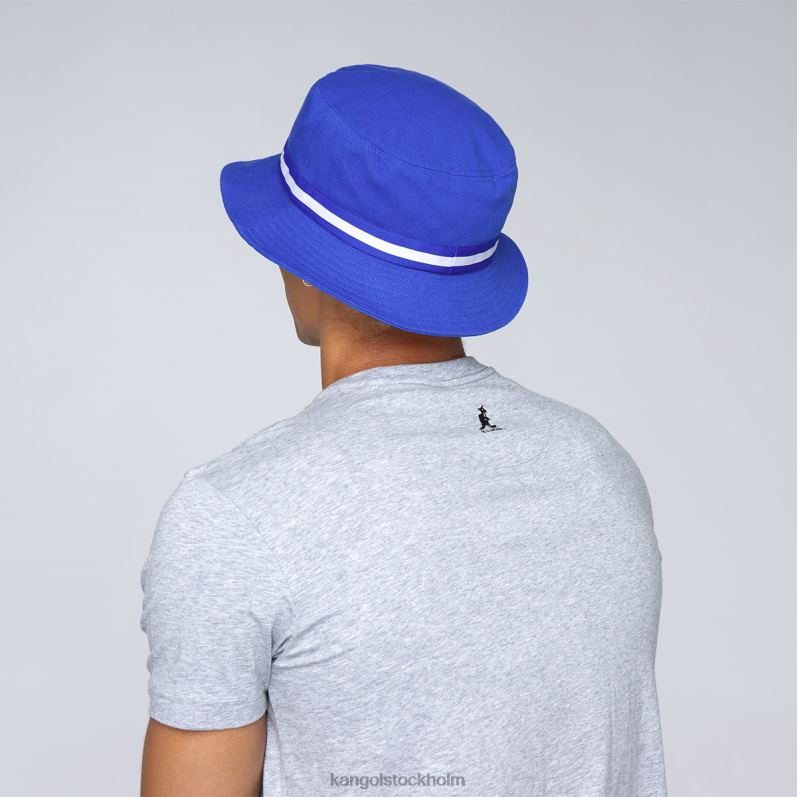 Kangol unisex- randig spärr B0ZLB532 Tillbehör mykonos blå