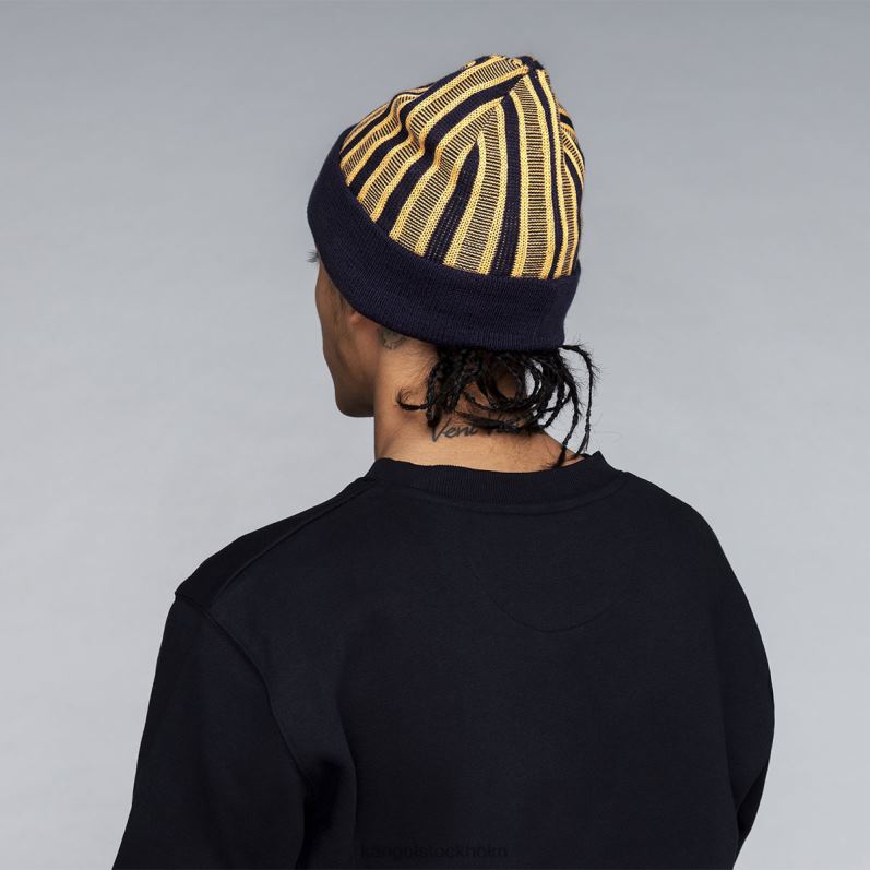 Kangol unisex- rib stripe rev mössa B0ZLB809 Tillbehör svart