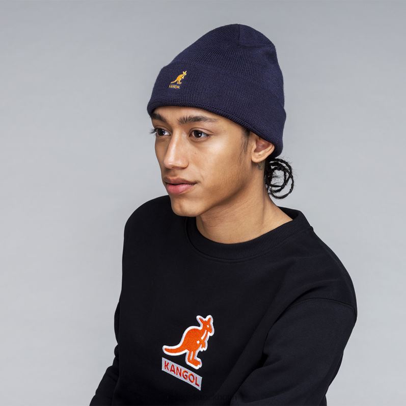 Kangol unisex- rib stripe rev mössa B0ZLB809 Tillbehör svart