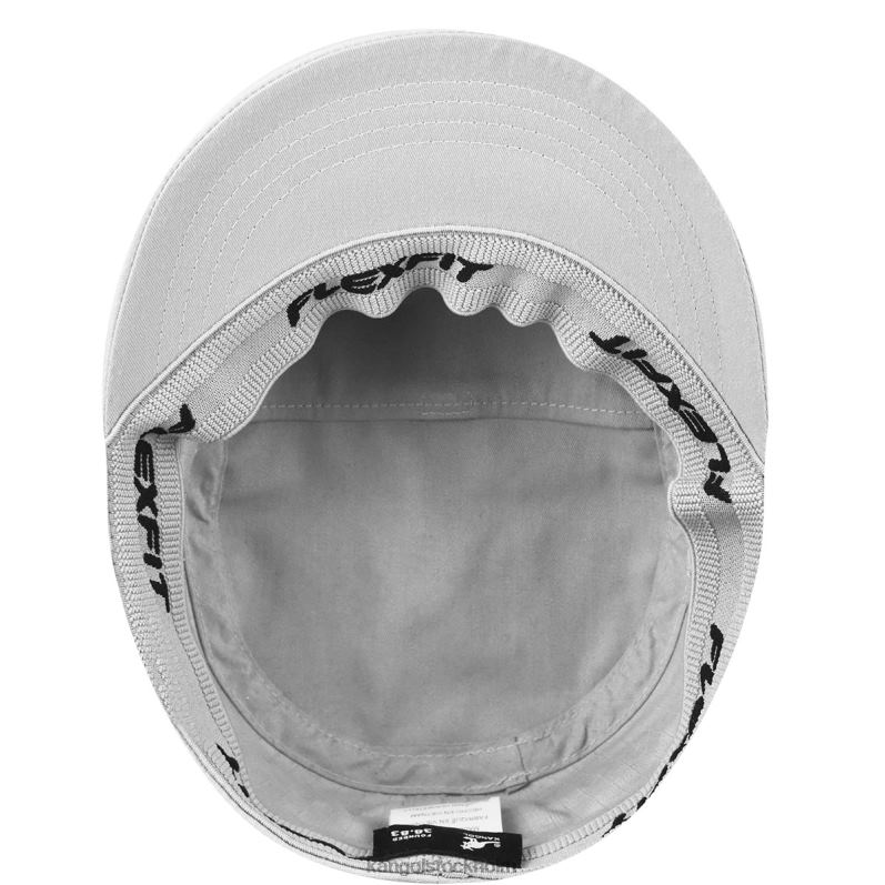 Kangol unisex- ripstop armémössa B0ZLB269 Tillbehör grå