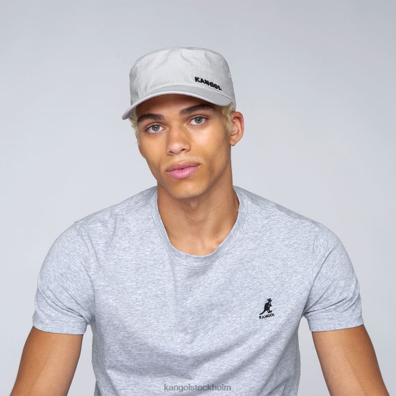 Kangol unisex- ripstop armémössa B0ZLB269 Tillbehör grå
