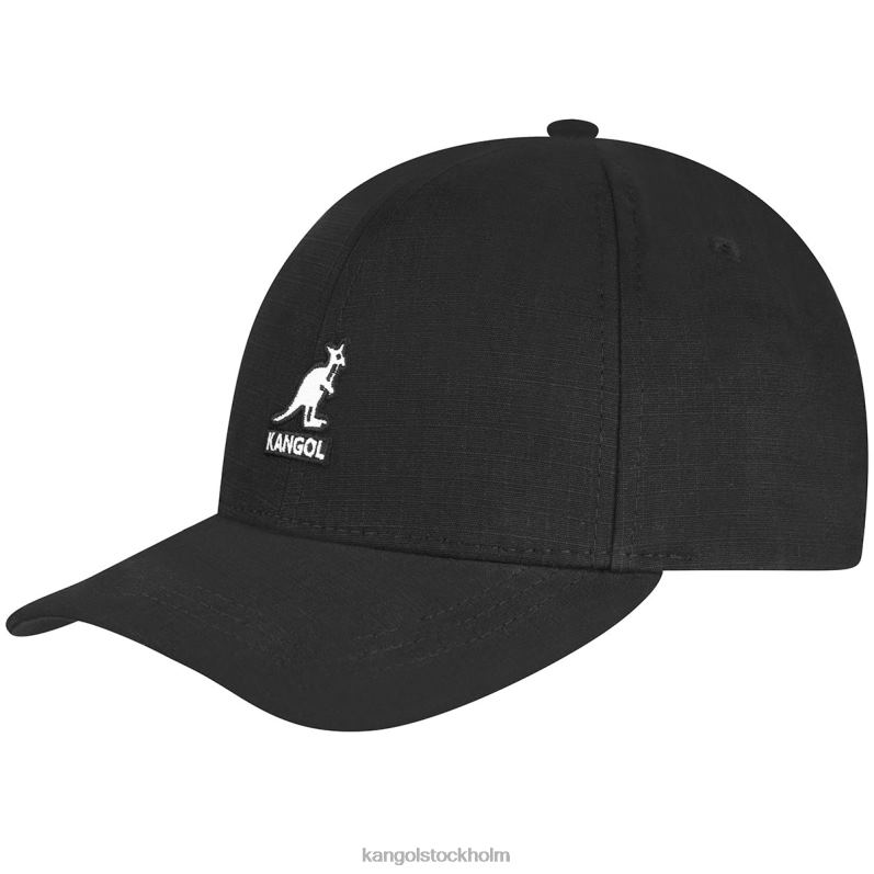 Kangol unisex- ripstop väsentlig baseball B0ZLB365 Tillbehör svart