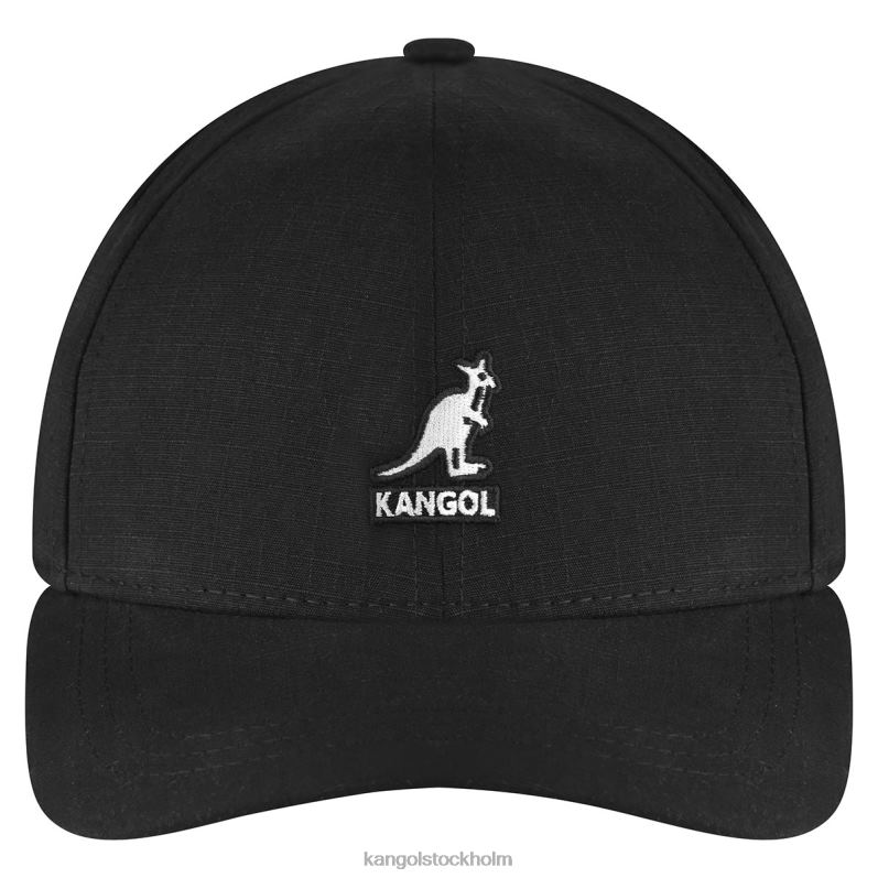 Kangol unisex- ripstop väsentlig baseball B0ZLB365 Tillbehör svart