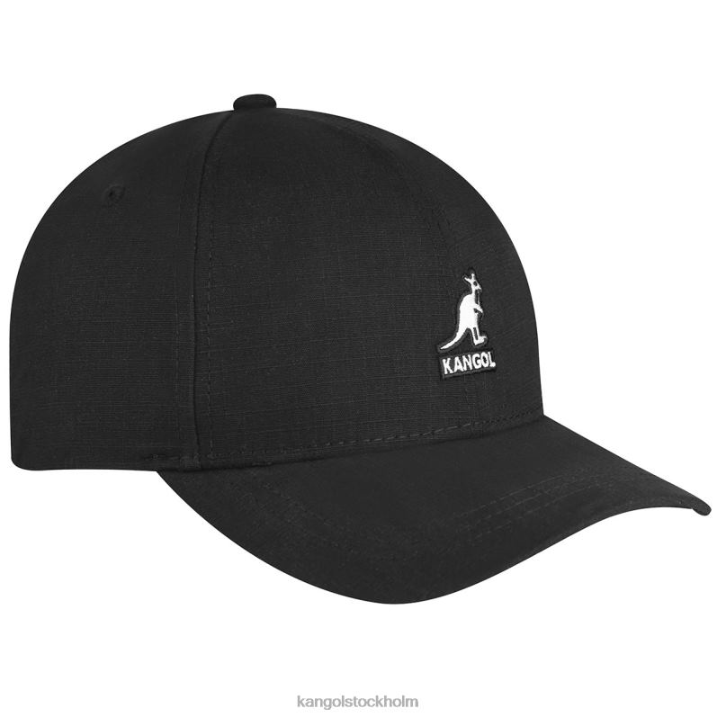 Kangol unisex- ripstop väsentlig baseball B0ZLB365 Tillbehör svart