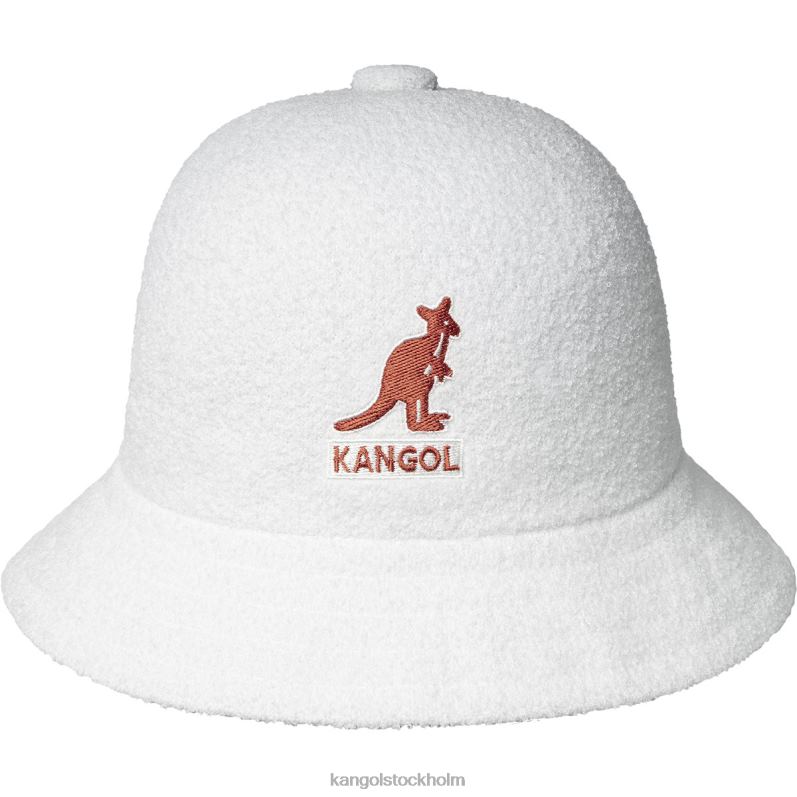 Kangol unisex- stor logotyp casual B0ZLB521 Tillbehör vit