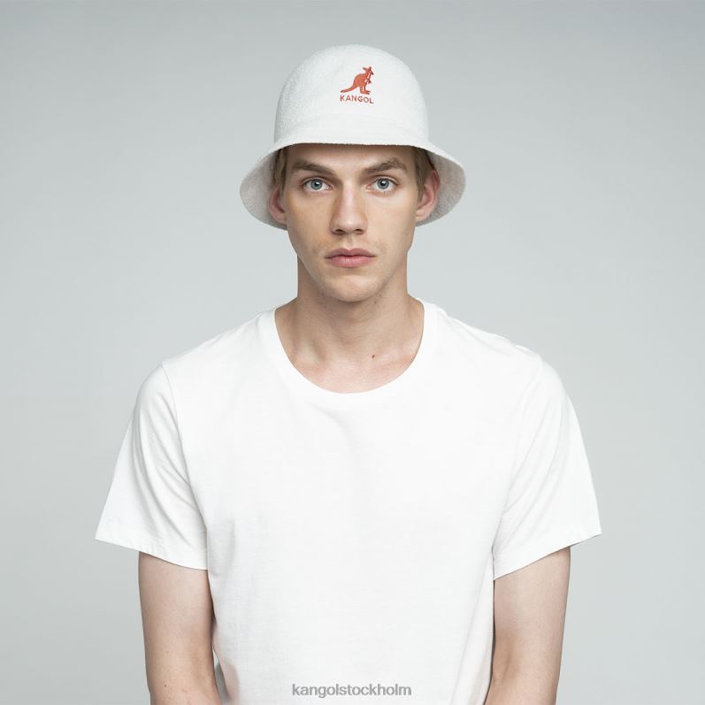 Kangol unisex- stor logotyp casual B0ZLB521 Tillbehör vit