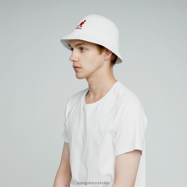 Kangol unisex- stor logotyp casual B0ZLB521 Tillbehör vit