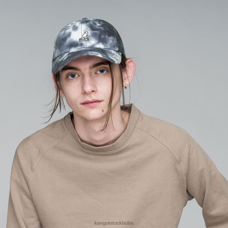 Kangol unisex- tie dye baseball B0ZLB351 Tillbehör rök