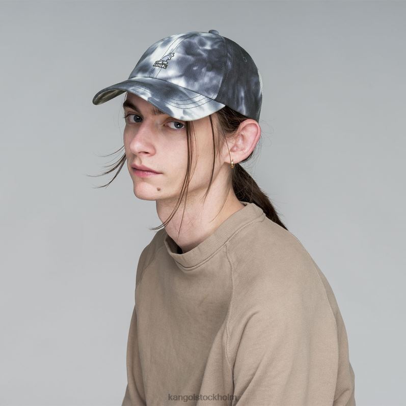 Kangol unisex- tie dye baseball B0ZLB351 Tillbehör rök