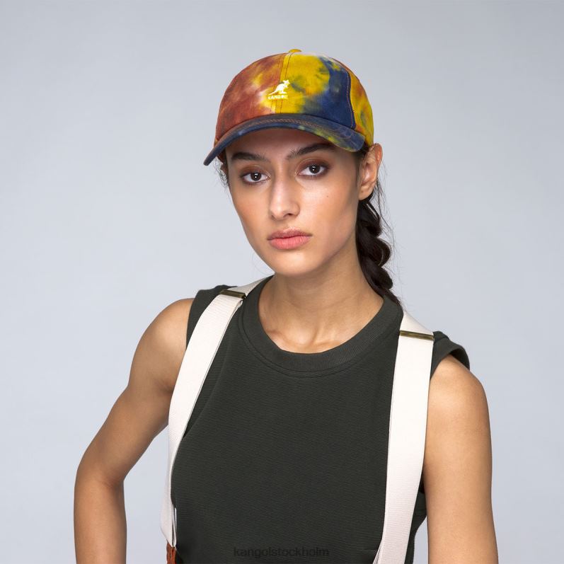 Kangol unisex- tie dye baseball B0ZLB352 Tillbehör gyllene palm