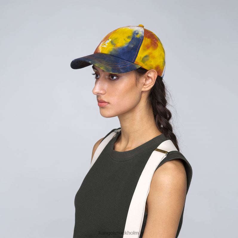 Kangol unisex- tie dye baseball B0ZLB352 Tillbehör gyllene palm