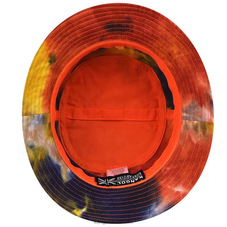 Kangol unisex- tie dye hink B0ZLB524 Tillbehör gyllene palm