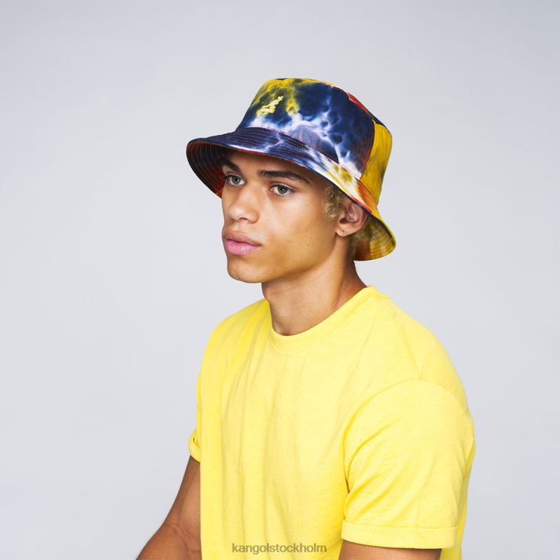 Kangol unisex- tie dye hink B0ZLB524 Tillbehör gyllene palm
