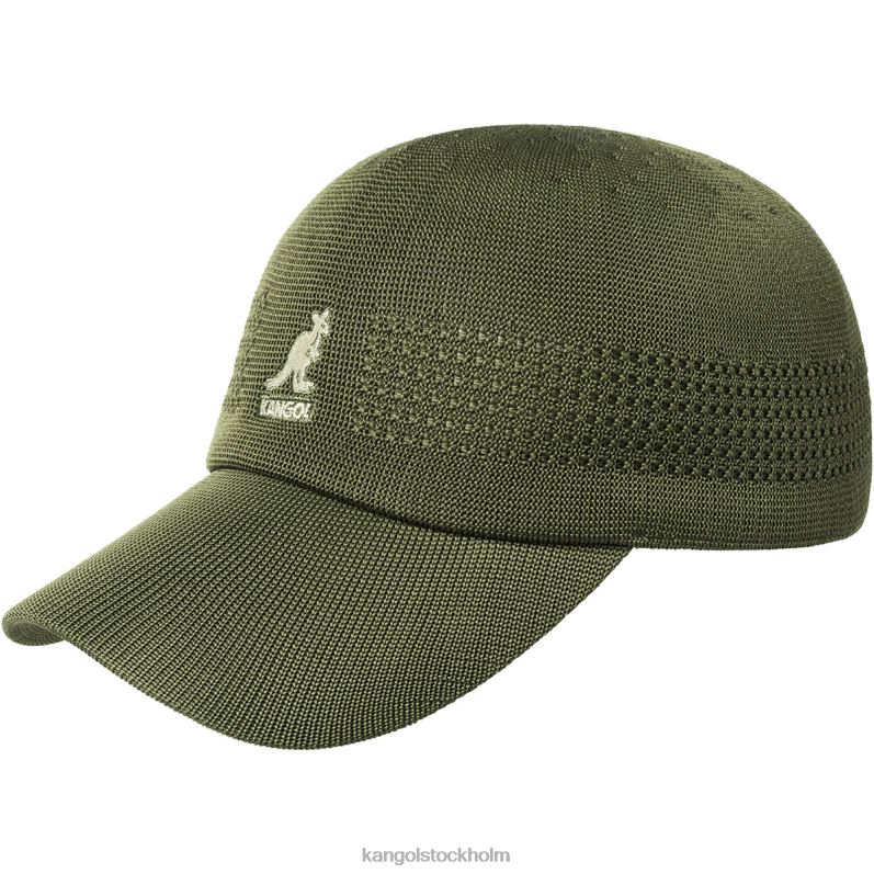 Kangol unisex- tropisk ventair spacecap B0ZLB303 Tillbehör armégrönt