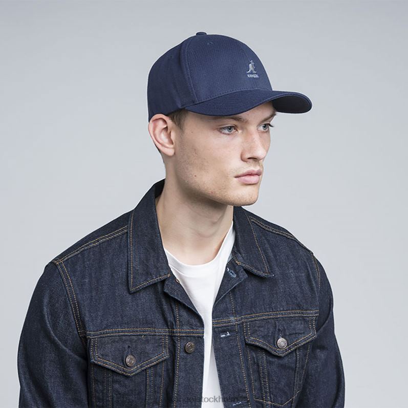 Kangol unisex- ull flexfit baseboll B0ZLB316 Tillbehör mörkblå